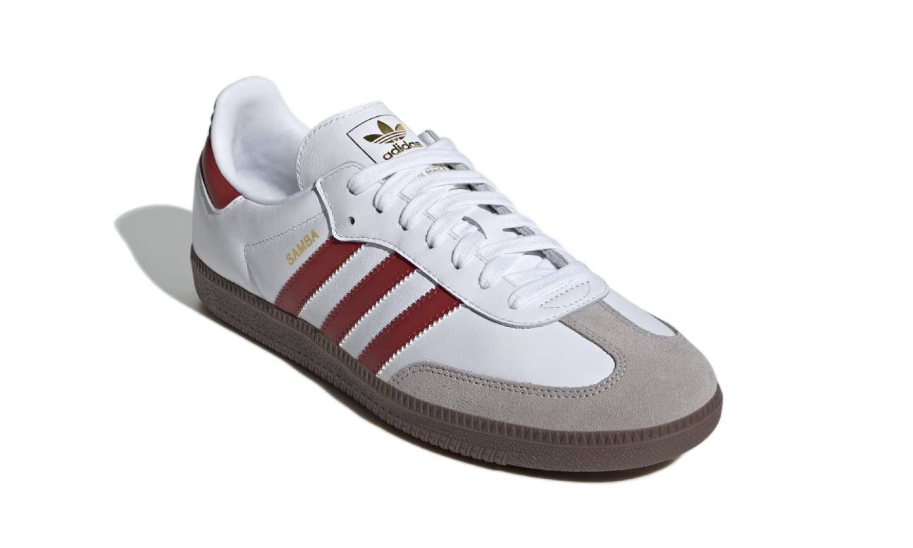 Adidas Samba OG Cloud White Preloved Ruby