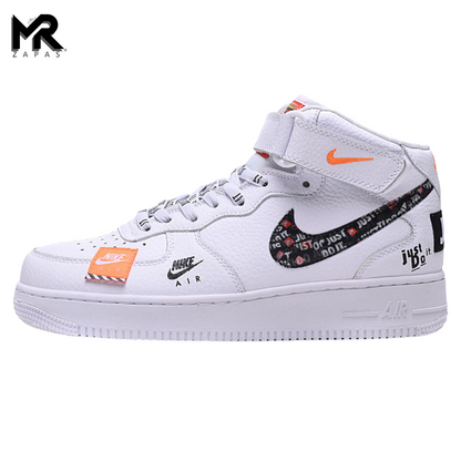 AIR FORCE 1 LOW - "JUST DO IT" (WHITE/ORANGE)