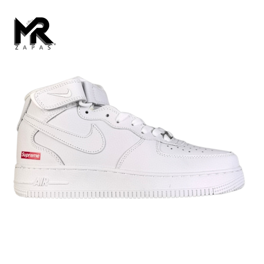 N**K AIR FORCE 1 MID X SUPR**EME - BLANCA