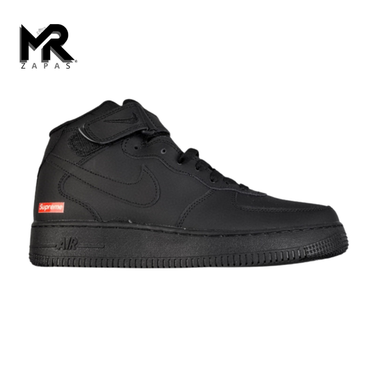 N**K AIR FORCE 1 MID X SUPR**EME - NEGRO