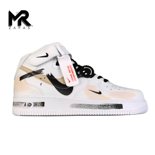 N**K AIR FORCE 1 MID - GRAFFITI EDITION
