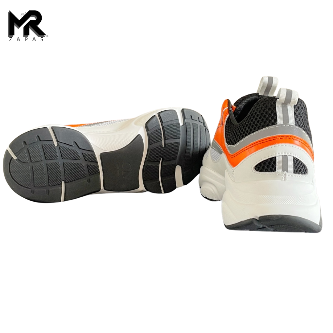DR - B22 - Naranja/ Blanc