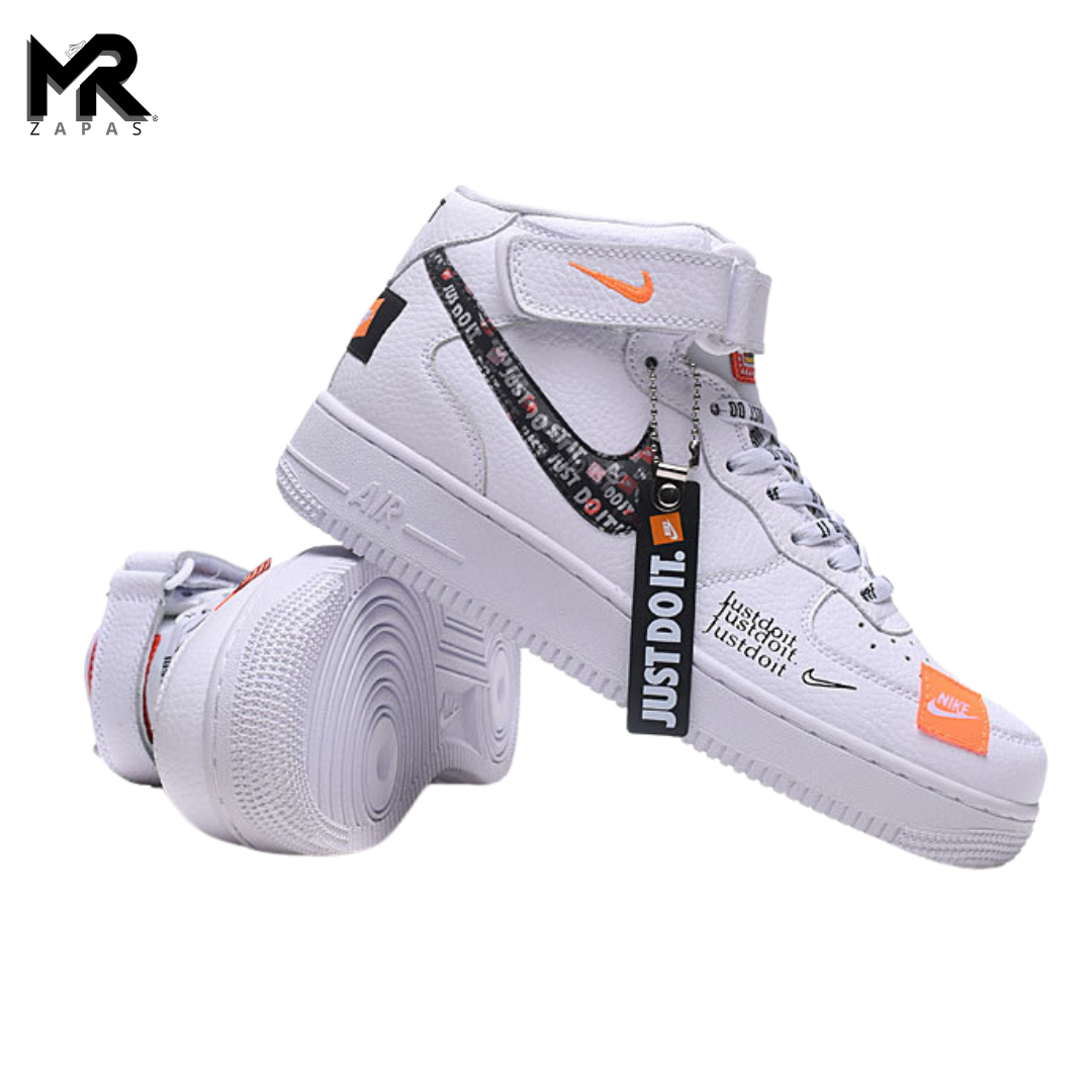 AIR FORCE 1 LOW - "JUST DO IT" (WHITE/ORANGE)