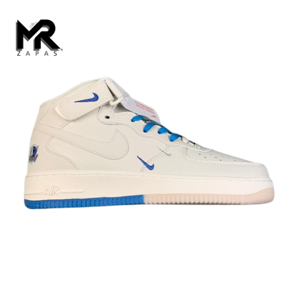 N**K AIR FORCE 1 MID '07- BLANCO /AZUL