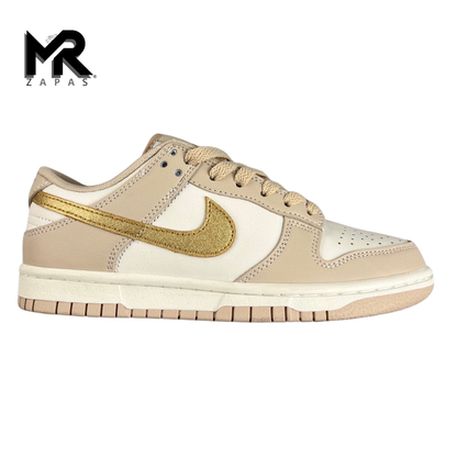 N**K DUN**K LOW PHANTOM METALLIC GOLD