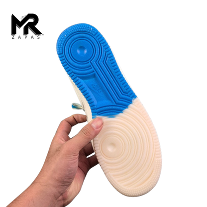 N**K AIR FORCE 1 MID '07- BLANCO /AZUL