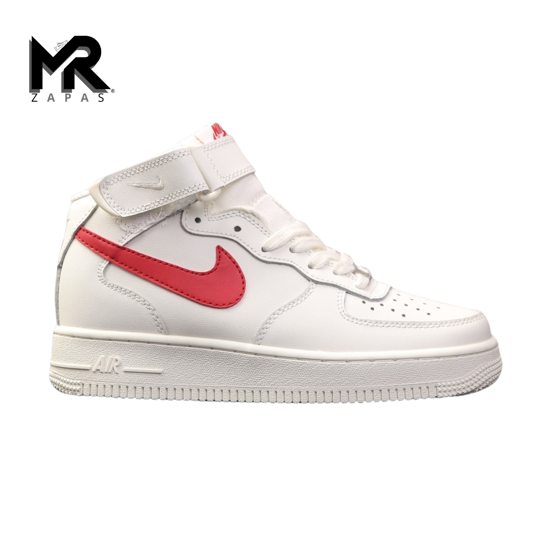 N**K AIR FORCE 1 MID - BLANCO / ROJO TRAD.