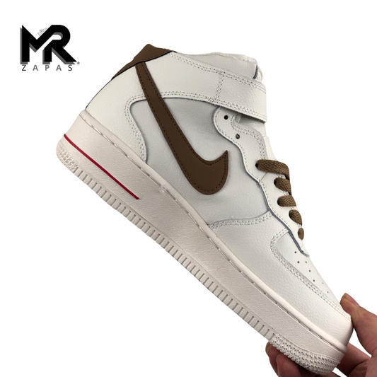 N**K AIR FORCE 1 MID - BLANCO / BEIGE