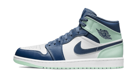 Air J0RD@N -  1 Mid Mystic Navy Mint Foam