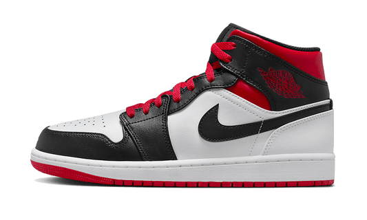 Air J0RD@N -  1 Mid Gym Red Black Toe