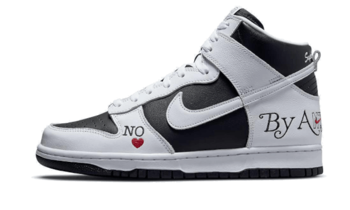 N**K SB Dunk High SUPR&M3 By Any Means Black