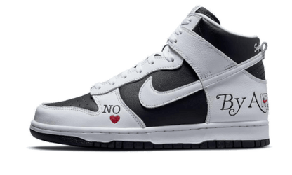 N**K SB Dunk High SUPR&M3 By Any Means Black