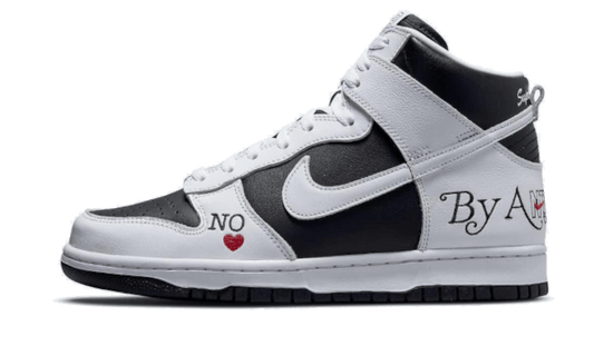 N**K SB Dunk High SUPR&M3 By Any Means Black