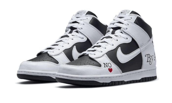 N**K SB Dunk High SUPR&M3 By Any Means Black