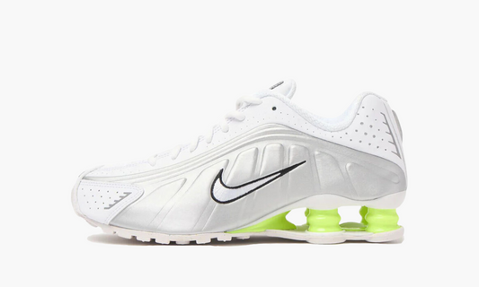 Shox R4 White Metallic Silver Volt