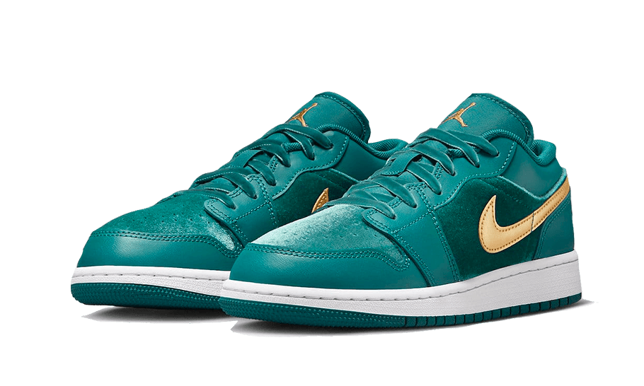 Air J0RD@N -  1 Low VeL**Vet Geode Teal