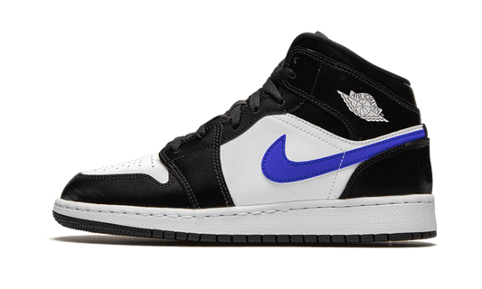 Air J0RD@N -  1 Mid Black Racer Blue White