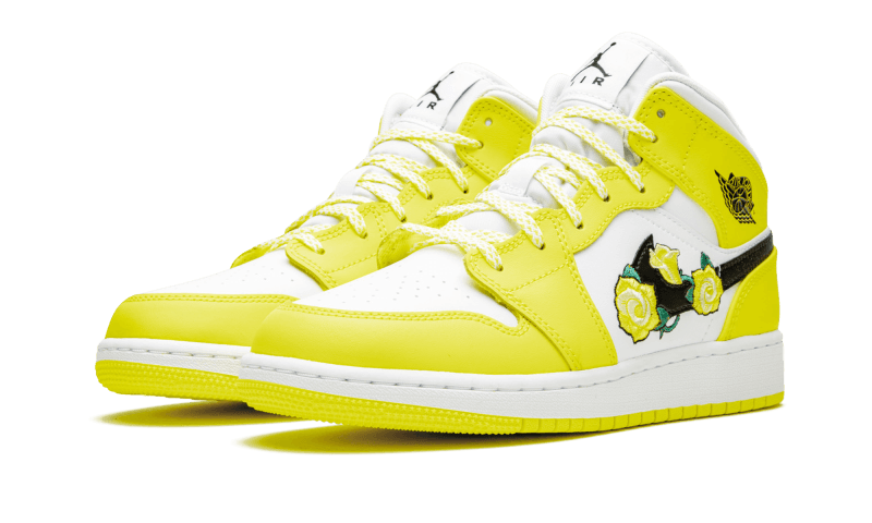 Air J0RD@N -  1 Mid Dynamic Yellow