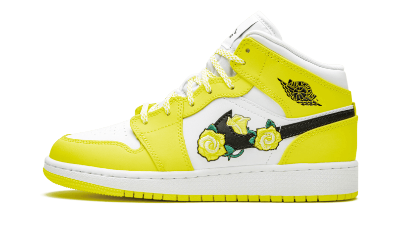 Air J0RD@N -  1 Mid Dynamic Yellow