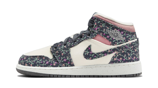 Air J0RD@N -  1 Mid SE Floral Canvas