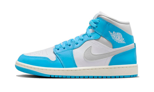 Air J0RD@N -  1 Mid Dark Powder Blue White Sail Neutral Grey