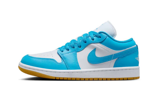 Air J0RD@N -  1 Low White Gum Light Brown Dark Powder Blue