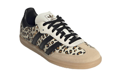 Zapatillas adidasSamba Og Leopard Beige negro