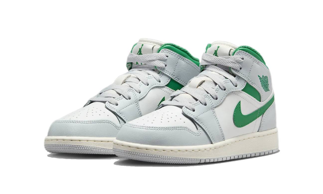 Air J0RD@N -  1 Mid GS Pine Green