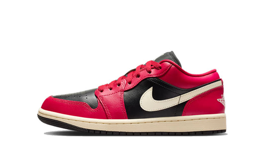 Air J0RD@N -  1 Low Mystic Hibiscus Black (W)